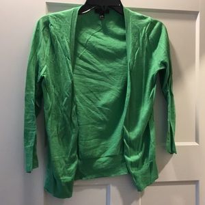 Jcrew green cardigan